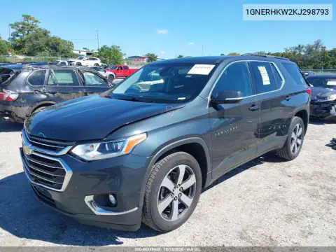 1GNERHKW2KJ298793 — 2019 Chevrolet Traverse, фото 3 с аукциона IAAI, Передняя часть