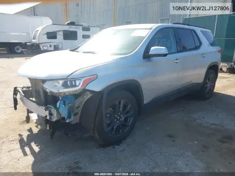 2020 Chevrolet Traverse Awd Rs VIN 1GNEVJKW2LJ127806 фото 3