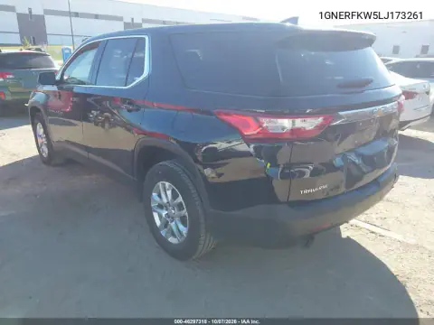 2020 Chevrolet Traverse Fwd Ls VIN 1GNERFKW5LJ173261 фото 4