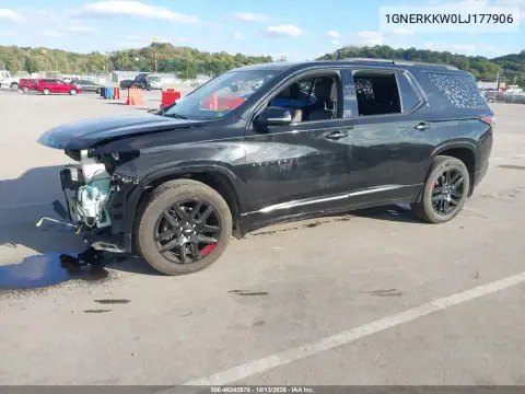 2020 Chevrolet Traverse Fwd Premier VIN 1GNERKKW0LJ177906 фото 3