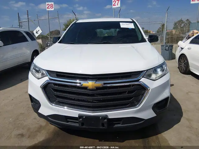 1GNERFKW7MJ236801 — 2021 Chevrolet Traverse, Задняя часть (Rear), фото до ремонта