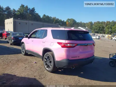 2021 Chevrolet Traverse Awd Rs VIN 1GNEVJKW1MJ130052 фото 4