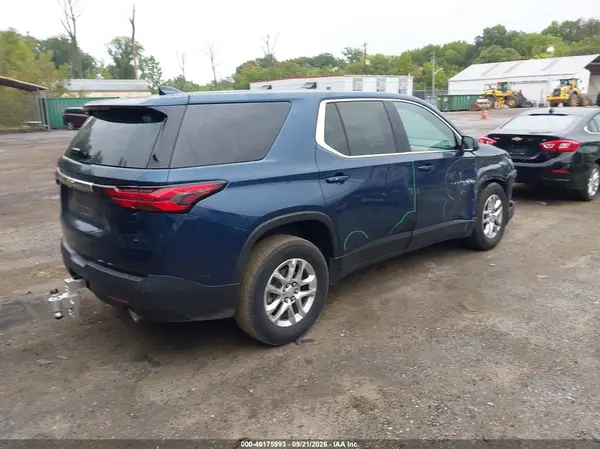 1GNEVFKW8NJ175455 — 2022 Chevrolet Traverse, фото 4 с аукциона IAAI, Передняя часть справа
