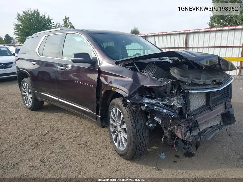 2023 Chevrolet Traverse Awd Premier VIN 1GNEVKKW3PJ198962 фото 2