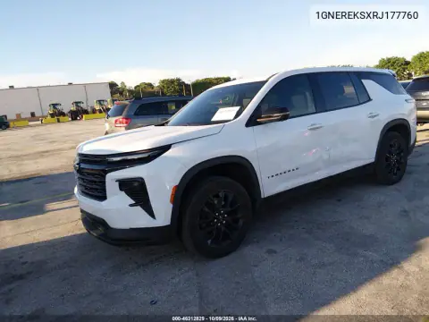 2024 Chevrolet Traverse Fwd Ls VIN 1GNEREKSXRJ177760 фото 3