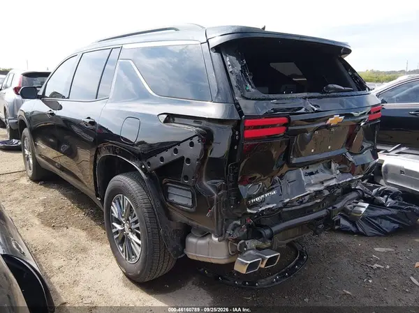 1GNERGRS8SJ169051 — 2025 Chevrolet Traverse, фото 3 с аукциона IAAI, Задняя часть