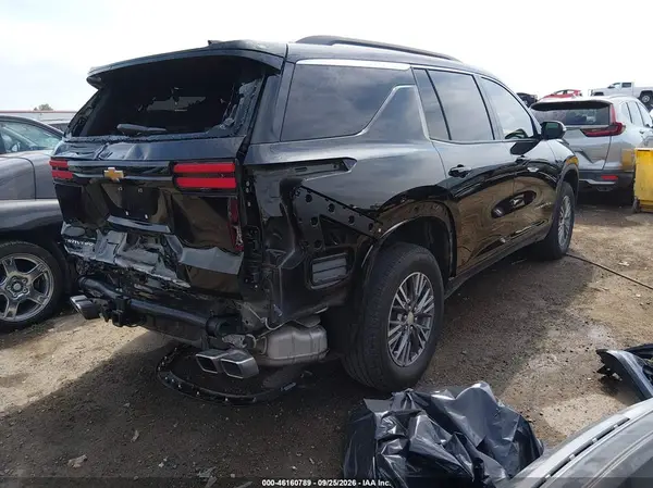 1GNERGRS8SJ169051 — 2025 Chevrolet Traverse, фото 4 с аукциона IAAI, Задняя часть
