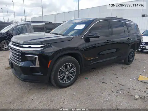 1GNERGRS3SJ114796 — 2025 Chevrolet Traverse, фото 3 с аукциона IAAI, Задняя часть