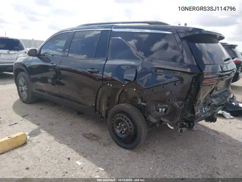 1GNERGRS3SJ114796 — 2025 Chevrolet Traverse, фото 4 с аукциона IAAI, Задняя часть