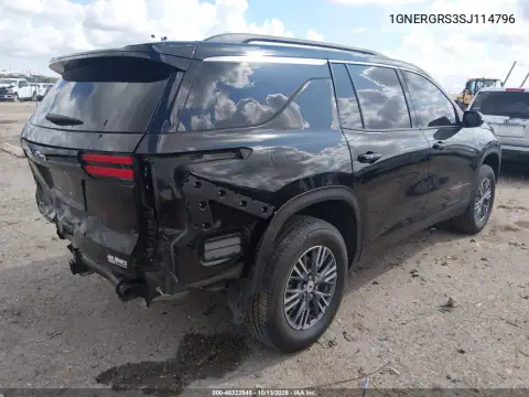 1GNERGRS3SJ114796 — 2025 Chevrolet Traverse, фото 5 с аукциона IAAI, Задняя часть