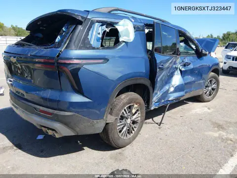 2026 Chevrolet Traverse Fwd Lt VIN 1GNERGKSXTJ323447 фото 4