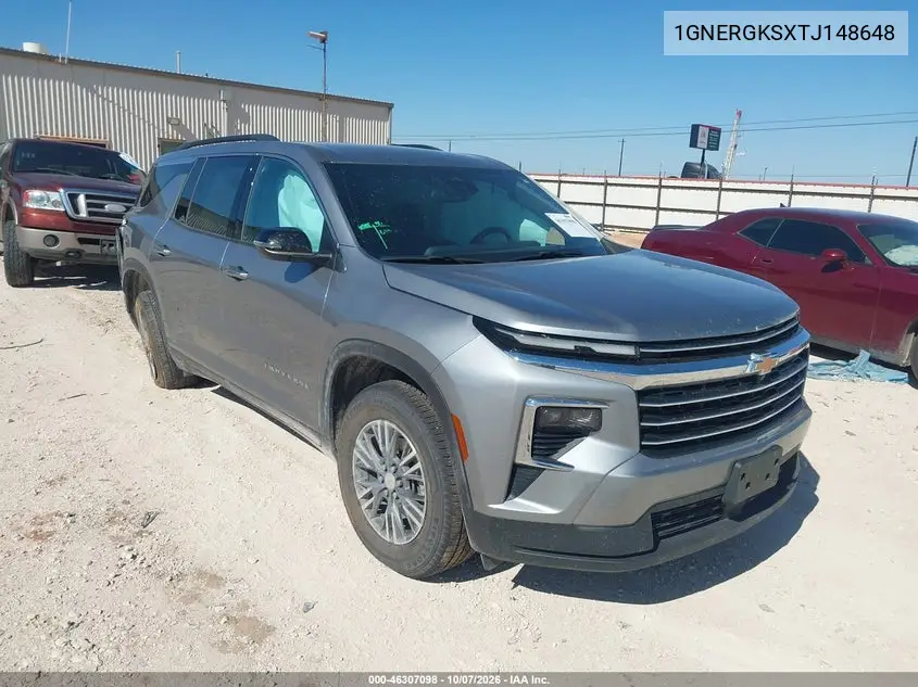 2026 Chevrolet Traverse Fwd Lt VIN 1GNERGKSXTJ148648 фото 2
