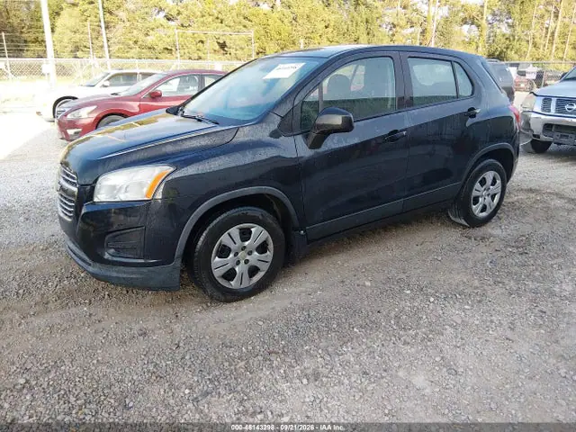 KL7CJKSB9FB208750 — 2015 Chevrolet Trax 1LS, фото 2 с аукциона IAAI 05.10.2026, Естественный износ