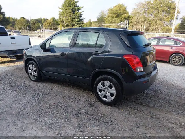 KL7CJKSB9FB208750 — 2015 Chevrolet Trax 1LS, фото 3 с аукциона IAAI 05.10.2026, Естественный износ