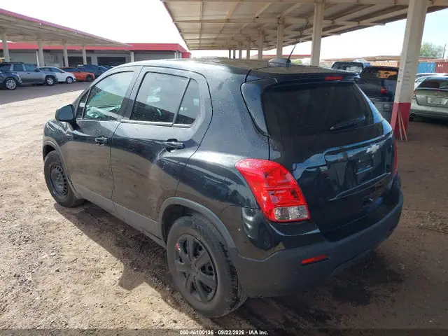 KL7CJKSBXGB709518 — 2016 Chevrolet Trax 1LS, фото 3 с аукциона IAAI 13.10.2026, Естественный износ
