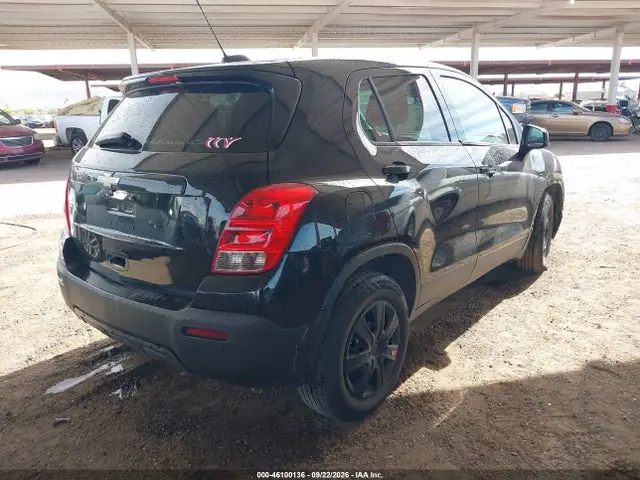 KL7CJKSBXGB709518 — 2016 Chevrolet Trax 1LS, фото 4 с аукциона IAAI 13.10.2026, Естественный износ