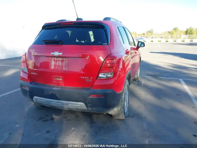 2016 Chevrolet TRAX 1LT VIN 3GNCJPSB4GL253926 фото 4