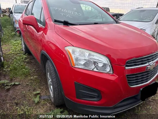 2015 Chevrolet Trax Lt VIN 3GNCJRSB8FL205453 фото 1