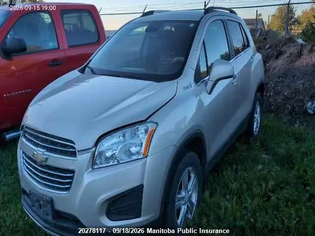 3GNCJPSB7GL230897 — 2016 Chevrolet Trax LT, фото 2 с аукциона IAAI 29.09.2026, Град