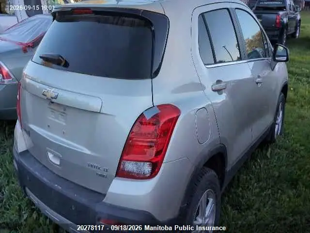 3GNCJPSB7GL230897 — 2016 Chevrolet Trax LT, фото 4 с аукциона IAAI 29.09.2026, Град