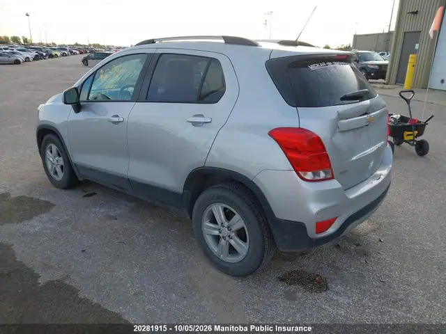 KL7CJLSM1NB529512 — 2022 Chevrolet Trax LT, фото 3 с аукциона IAAI 13.10.2026, Задняя часть