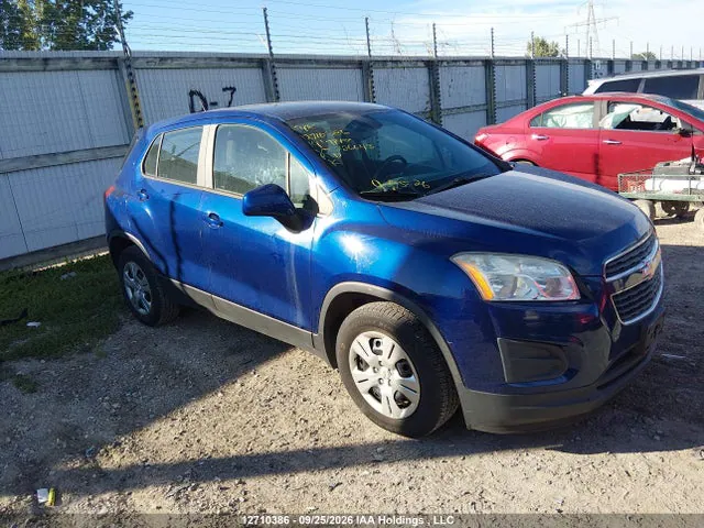 2014 Chevrolet Trax VIN 3GNCJKEB6EL226643 фото 1
