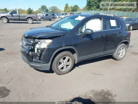 2016 Chevrolet Trax Lt VIN KL7CJPSB0GB635698 фото 3