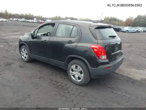 2016 Chevrolet Trax 1Ls VIN KL7CJKSB0GB563582 фото 4