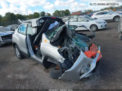 KL7CJNSB9JB703914 — 2018 Chevrolet TRAX, Повреждения со всех сторон, фото до ремонта