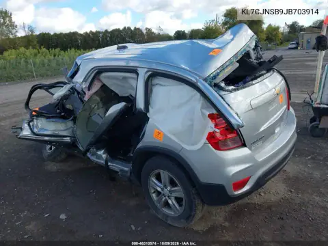 2018 Chevrolet Trax Ls VIN KL7CJNSB9JB703914 фото 3
