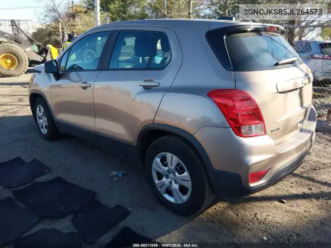 2018 Chevrolet Trax Ls VIN 3GNCJKSB5JL264573 фото 4
