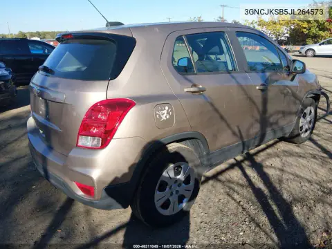 2018 Chevrolet Trax Ls VIN 3GNCJKSB5JL264573 фото 5