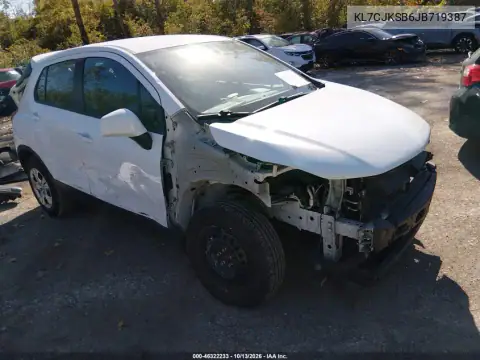 KL7CJKSB6JB719387 — 2018 Chevrolet TRAX, Передняя часть, фото до ремонта