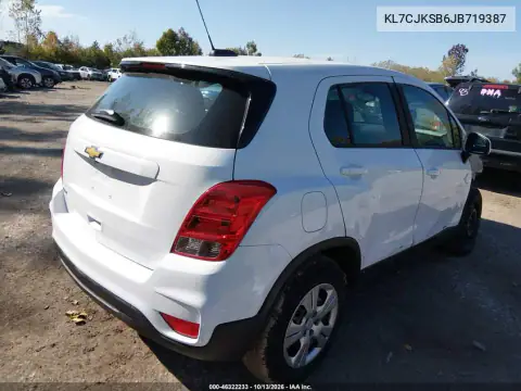 KL7CJKSB6JB719387 — 2018 Chevrolet TRAX, фото 5 с аукциона IAAI, Передняя часть