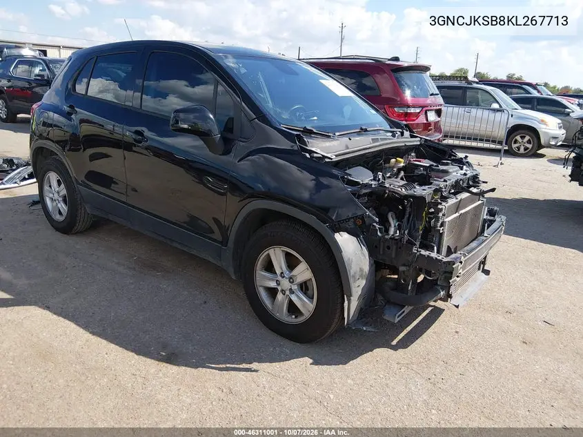 2019 Chevrolet Trax Ls VIN 3GNCJKSB8KL267713 фото 2