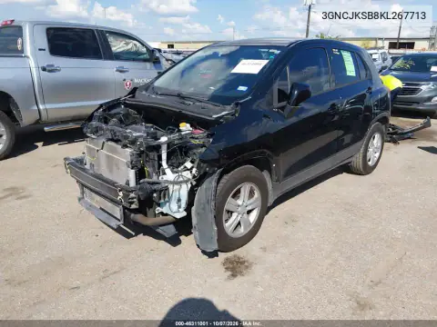 2019 Chevrolet Trax Ls VIN 3GNCJKSB8KL267713 фото 3