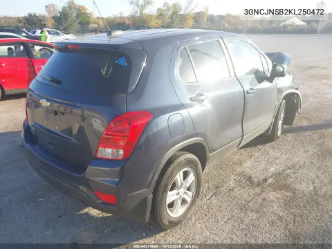 2019 Chevrolet Trax Ls VIN 3GNCJNSB2KL250472 фото 4