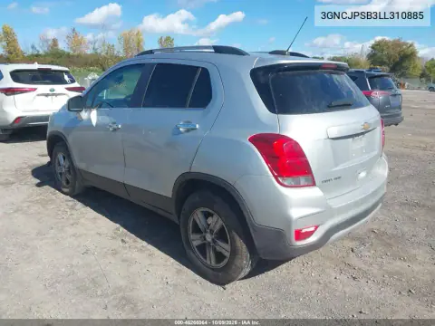 2020 Chevrolet Trax Awd Lt VIN 3GNCJPSB3LL310885 фото 4