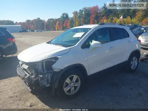 2020 Chevrolet Trax Fwd Lt VIN 3GNCJLSB0LL227228 фото 3