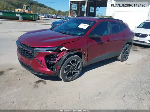 2024 Chevrolet Trax Fwd 2Rs VIN KL77LJE28RC142496 фото 3