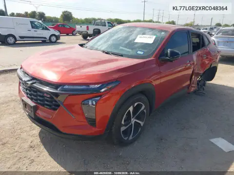 2024 Chevrolet Trax Fwd 1Rs VIN KL77LGE2XRC048364 фото 2