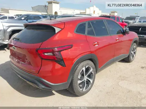 2024 Chevrolet Trax Fwd 1Rs VIN KL77LGE2XRC048364 фото 4
