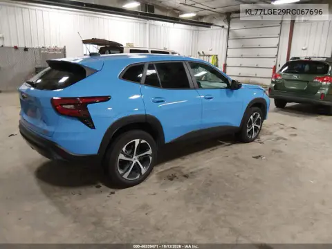 2024 Chevrolet Trax Fwd 1Rs VIN KL77LGE29RC067696 фото 5
