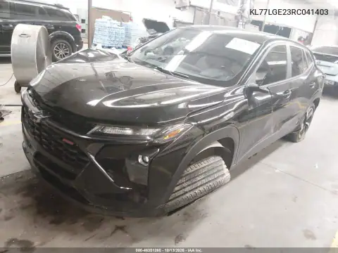 KL77LGE23RC041403 — 2024 Chevrolet TRAX, фото 3 с аукциона IAAI, Передняя часть