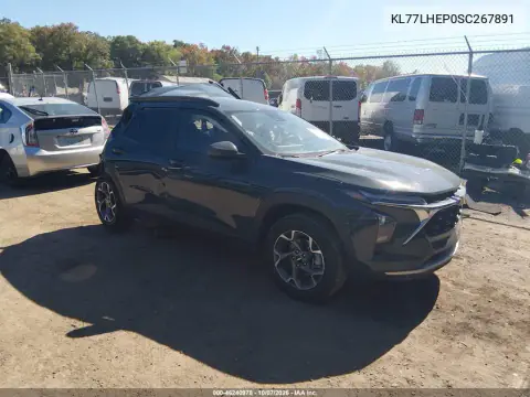 KL77LHEP0SC267891 — 2025 Chevrolet TRAX, Задняя часть, фото до ремонта
