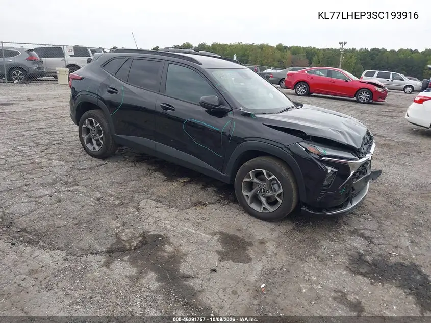 2025 Chevrolet Trax Fwd Lt VIN KL77LHEP3SC193916 фото 2
