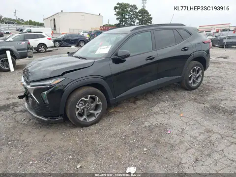 2025 Chevrolet Trax Fwd Lt VIN KL77LHEP3SC193916 фото 3