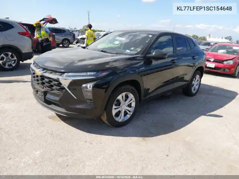 KL77LFEP1SC154648 — 2025 Chevrolet TRAX, фото 2 с аукциона IAAI, Подтопление