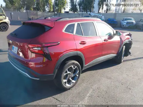 KL77LHEP1SC020721 — 2025 Chevrolet TRAX, фото 4 с аукциона IAAI, Передний левый