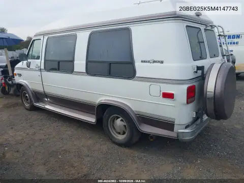 1991 Chevrolet G20 VIN 2GBEG25K5M4147743 фото 3